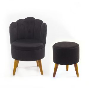 Puff Abanico Comodidad con Elegancia Beth