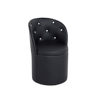 Puff con Respaldo Glam Nocta (Negro)