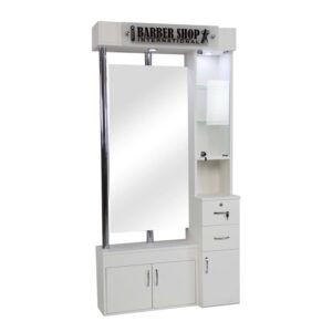 Estación con Espejo LED Profesional Axton (Blanco)